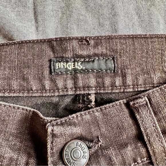 DARK BROWN STRAIGHT FIT JEANS - Picture 4 of 6